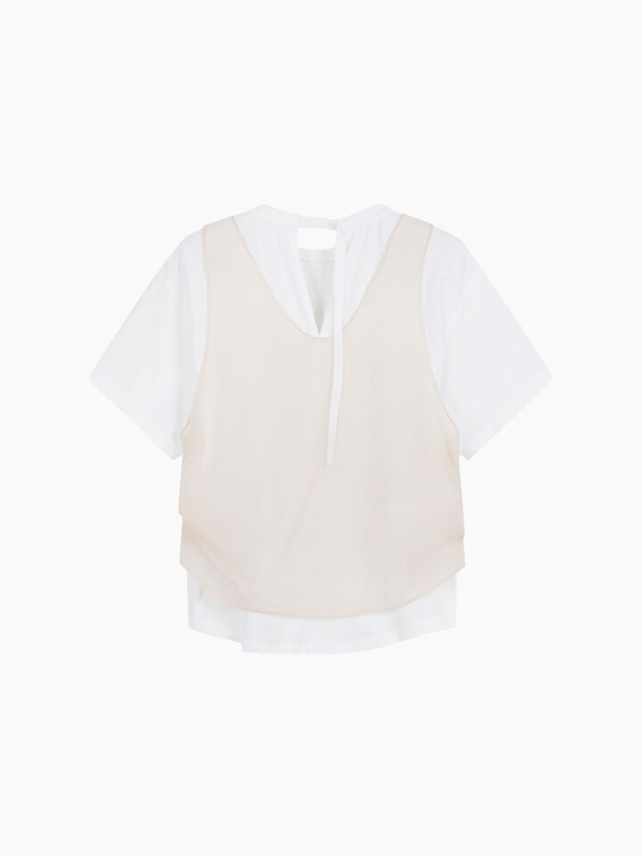 T-SHIRT - sisley k women - White | Sisley K image number 3
